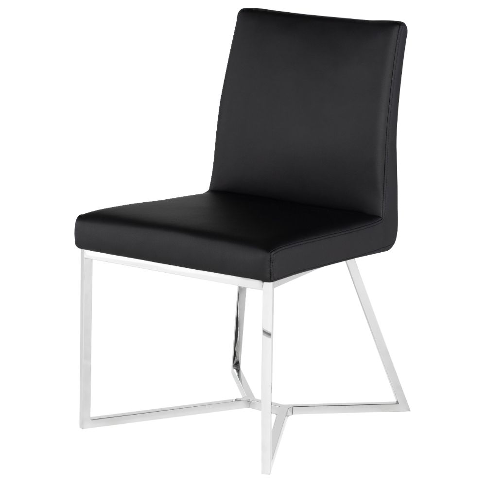 Nuevo HGTB160 PATRICE DINING CHAIR in BLACK